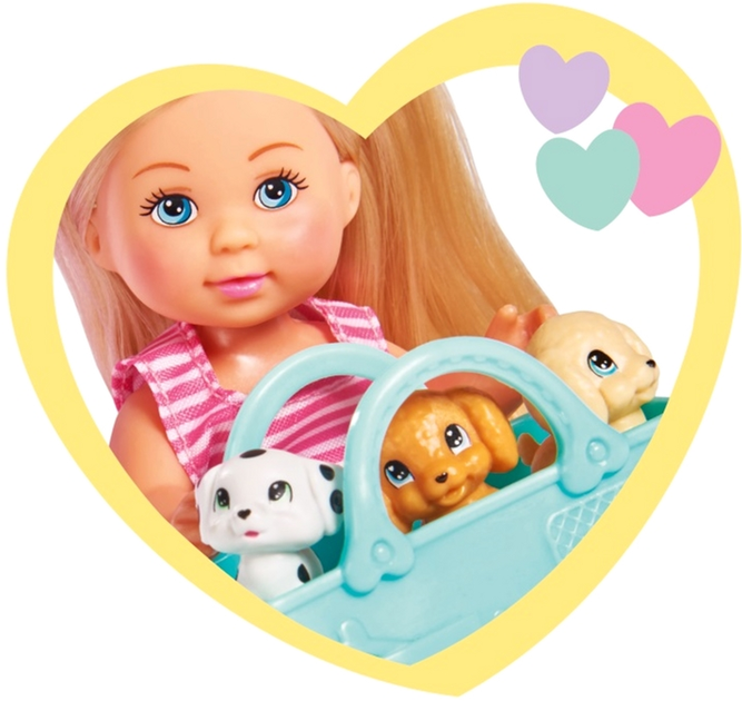 Ляльковий набір Simba Toys Еві Прогулянка з цуценятами (5733477) - зображення 4