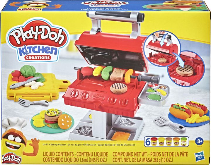 Ігровий набір Hasbro Play-Doh Гриль F0652 (5010993786244) - зображення 1