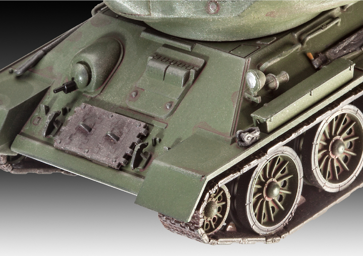 Zmontowany model czołgu Revell T-34/85. Skala 1:72 (MR-3302) - obraz 4