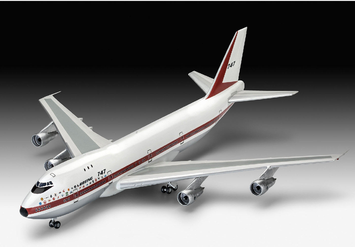Складана модель Revell Літак Боїнг-747-100 50 років. Масштаб 1:144 (RVL-05686) (4009803056869) - зображення 7
