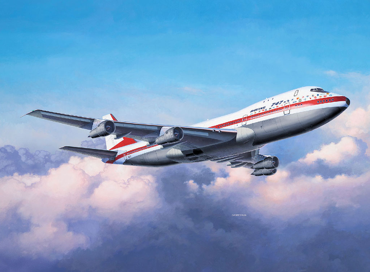 Складана модель Revell Літак Боїнг-747-100 50 років. Масштаб 1:144 (RVL-05686) (4009803056869) - зображення 10