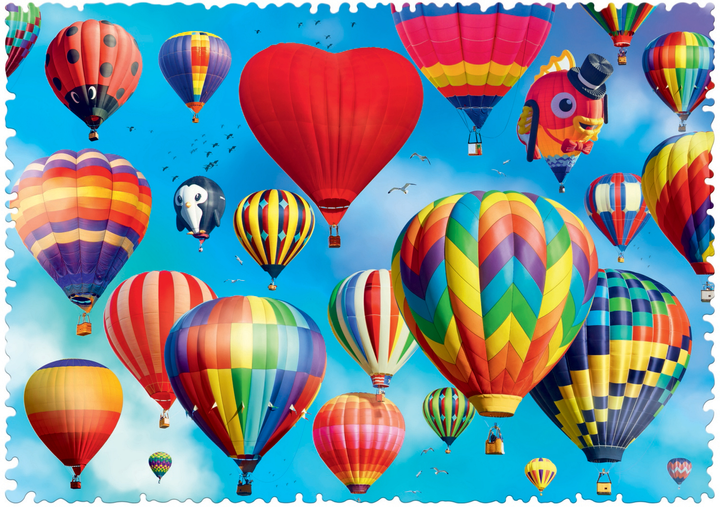 Puzzle Trefl Kolorowe balony 600 elementów (11112) - obraz 2