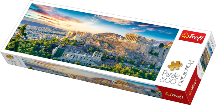 Puzzle Trefl Acropolis, Ateny, 500 elementów panoramicznych (29503) - obraz 1