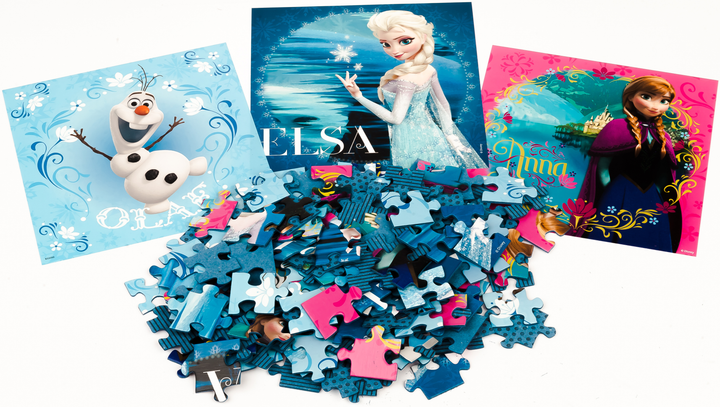 Пазл-3х49 Ravensburger Дісней Ельза, Анна і Олаф (09269R) - зображення 5