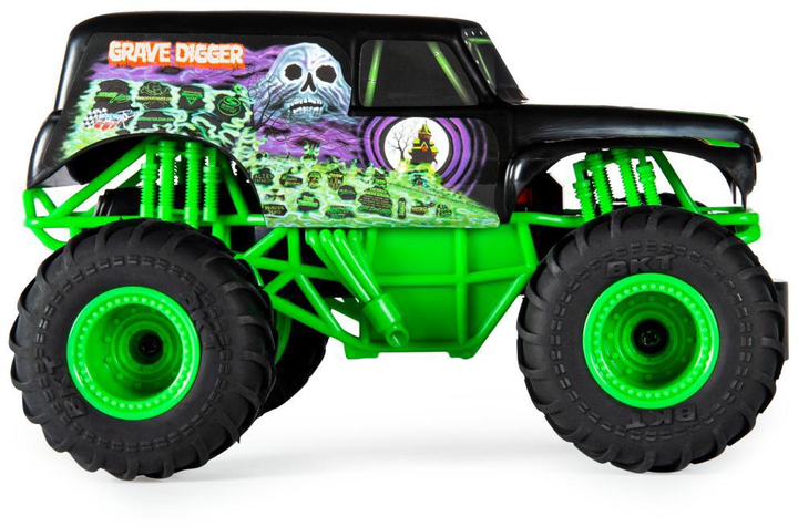 Іграшкова машинка на р/к Monster Jam Grave Digger RC 1:24 в коробці 14.5x28.5x15 см (6044955) - зображення 2