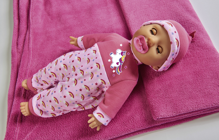 Lalka bobas interaktywna Simba Toys Laura Dziecięcy śmiech, który śmieje się i rozmawia 38 cm (105140060) - obraz 6