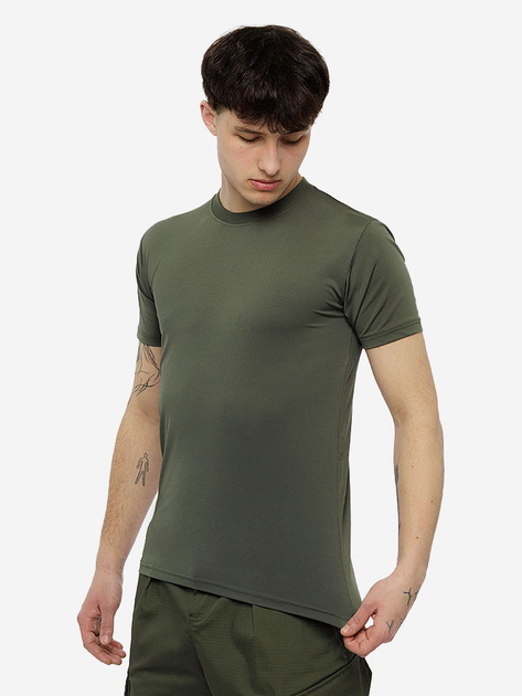 Мужская тактическая футболка L цвет хаки Flas ЦБ-00215126 - изображение 1