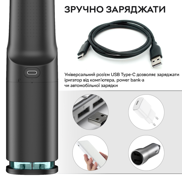 Іригатор портативний RZTK Dental Compact Black - зображення 10