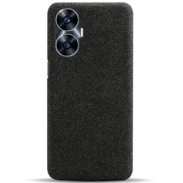 Защитный чехол KSQ Cloth Style для Realme C55 - Black - изображение 3