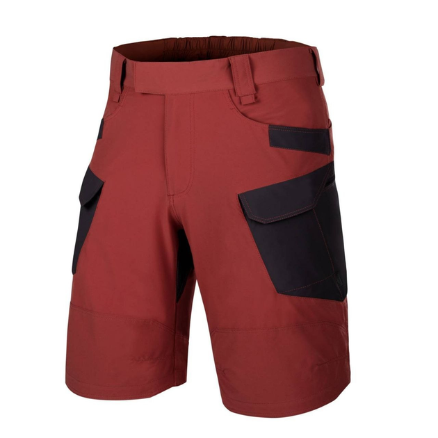 Шорти тактичні чоловічі OTS (Outdoor tactical shorts) 11"® - VersaStretch® Lite Helikon-Tex Crimson sky/Black (Червоно-чорний) XXL/Regular - зображення 1