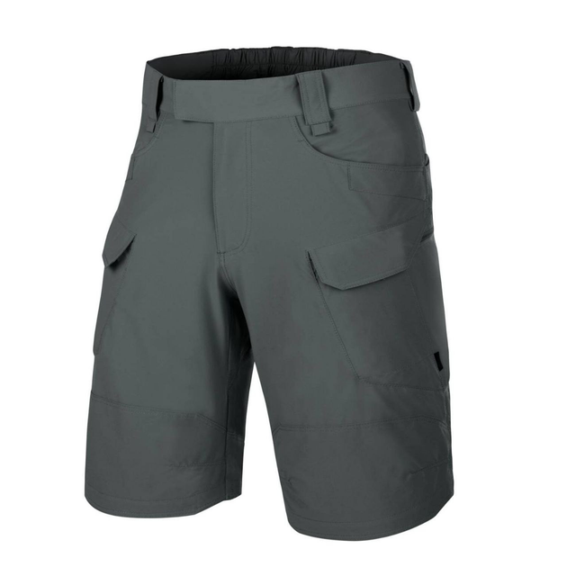 Шорты тактические мужские OTS (Outdoor tactical shorts) 11"® - VersaStretch® Lite Helikon-Tex Shadow grey (Темно-серый) S/Regular - изображение 1