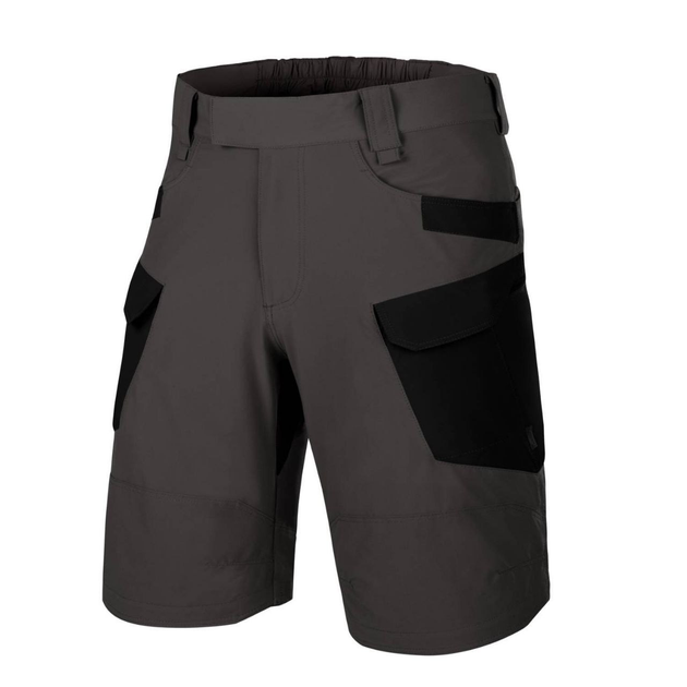Шорты тактические мужские OTS (Outdoor tactical shorts) 11"® - VersaStretch® Lite Helikon-Tex Ash grey/Black (Серо-черный) XXXL/Regular - изображение 1