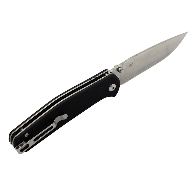 Нож складной Ganzo G6804 (длина: 200мм, лезвие: 89мм), черный - изображение 2
