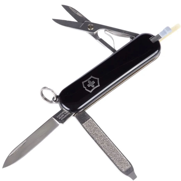 Ніж складаний, мультитул Victorinox Classic SD (58мм, 7 функцій), чорний 06223.3G - зображення 2