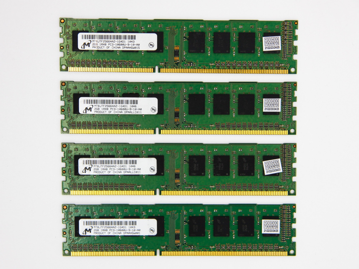 Оперативная память Micron DIMM 8Gb (4*2Gb) DDR3-1333MHz PC3L-10600 CL9 ...