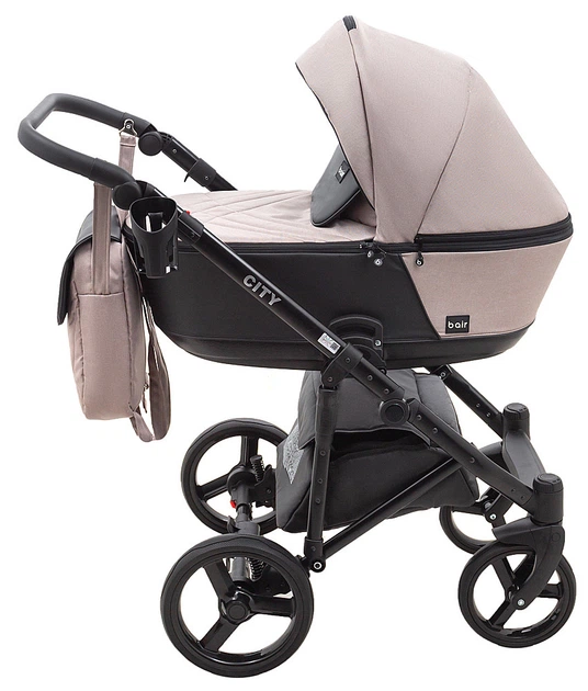 Коляска 2 в 1 Bair City Soft 455 капучино / чорний - зображення 3