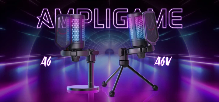 Мікрофон конденсаторний Fifine A6 Ampligame RGB (4820216972061) - зображення 4