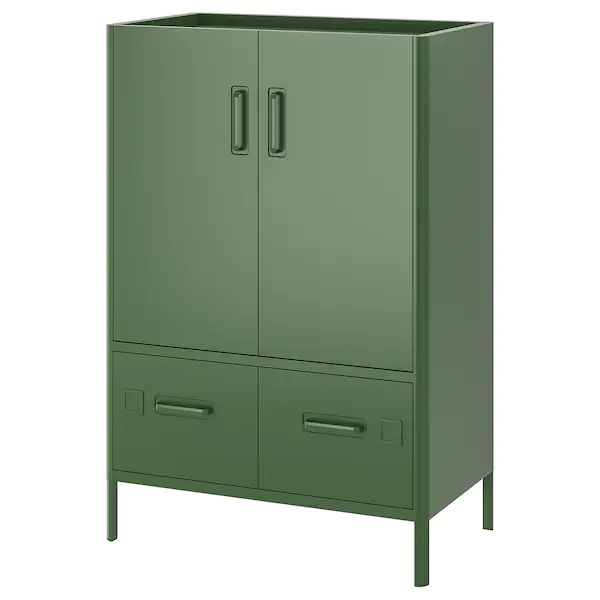 Висока шафа з шухлядою та дверцятами IDASEN IKEA 904.963.98 - Фото 1 Висока шафа з шухлядою та дверцятами IDASEN IKEA 904.963.98 - зображення 1