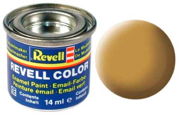 Фарба пісочного кольору матова sandy yellow mat 14ml Revell (32116) - зображення 1