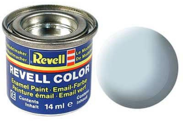 Фарба світло-синя матова light blue mat 14ml Revell (32149) - зображення 1