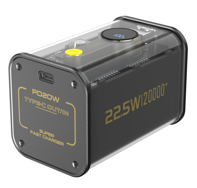 Повер банк УМБ Power Bank BYZ W90 22,5W 20000 mAh TYPE-C Black – фото ...