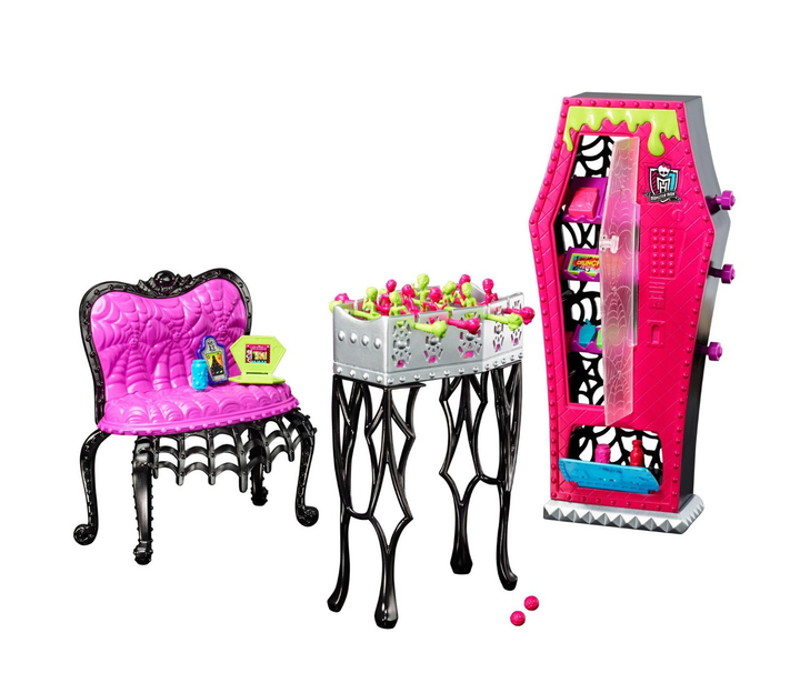 Мебель для Барби и Монстер хай Шкаф для куклы Распаковка Мебель для домика
