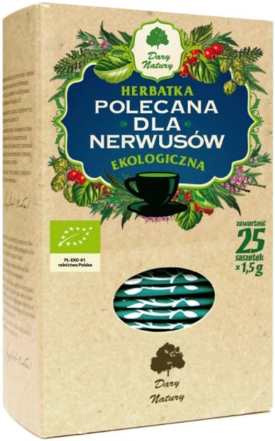 Чай успокаивающий Dary Natury Herbatka dla Nerwusów 25 x 1.5 г (DN328) - изображение 1