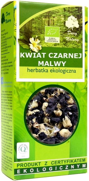 Цветы черной мальвы Dary Natury Malwa Czarna Kwiat 25 г (DN942) - изображение 1