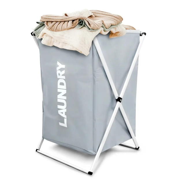 Covered laundry clearance hamper