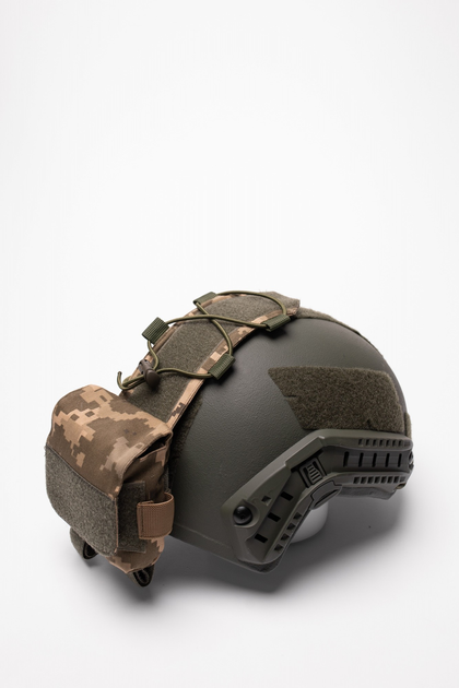 Подсумок противовес для аксессуаров на кавер для баллистического шлема Fast Пиксель - изображение 2