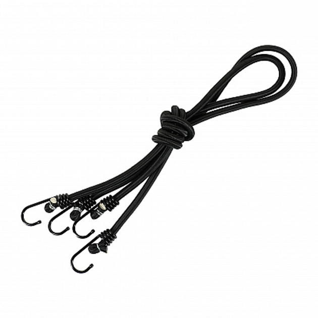 M-Tac шнур эластичный с зацепами (2шт), военный эластичный шнур, шнур для крепления груза - изображение 2