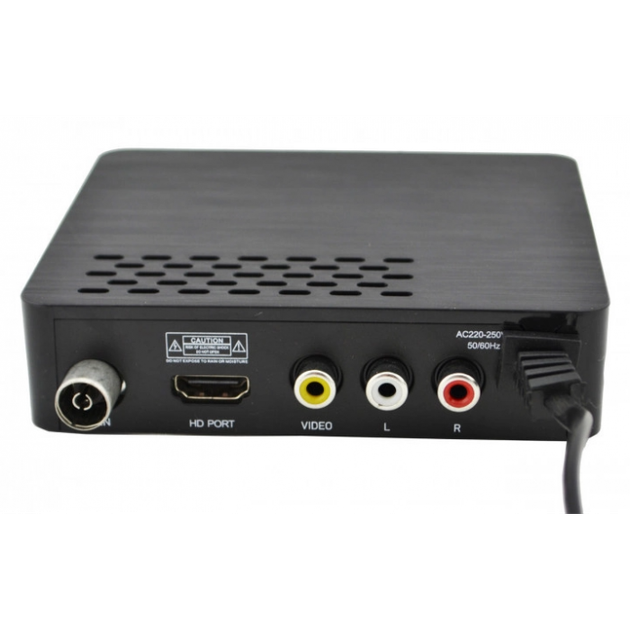 Цифровий ефірний тюнер Pantesat HD-3820 T2 Ресивер з WI-FI медіа плеєр та відео рекордер Чорний - зображення 4