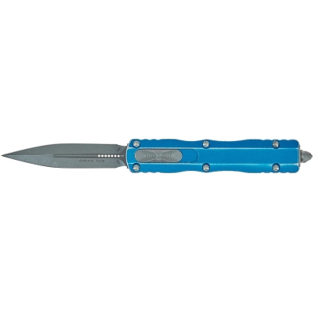 Нож Microtech Dirac Double Edge Stonewash Distressed Blue (225-10DBL) - изображение 1