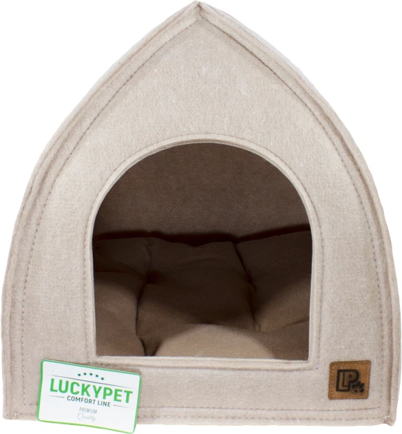 Палатка Lucky Pet Регги №2 40х40х42 см Бежевая (4820268553829) - Фото 2 Палатка Lucky Pet Регги №2 40х40х42 см Бежевая (4820268553829) - изображение 2