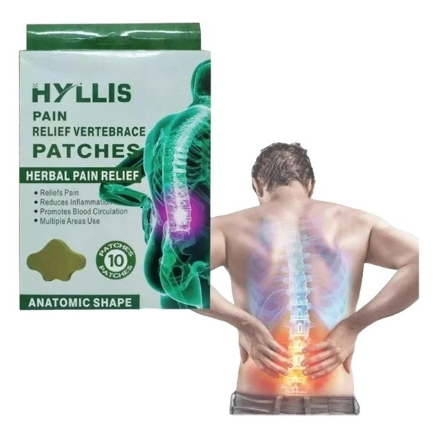 Пластир для зняття болю в спині pain Relief neck Patches уп 10шт - зображення 1