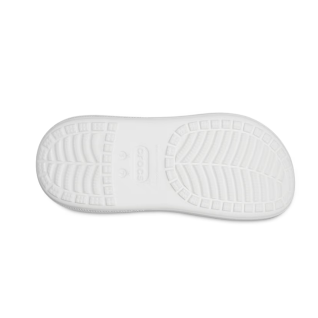 Сабо на высокой платформе Crocs Classic Crush Clog 37 р 23.2-24 см Белые 207521-M5/W7 White - изображение 4