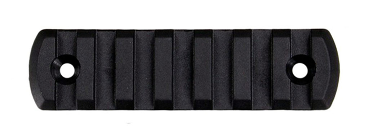 Планка DLG Tactical (DLG-111) для M-LOK, профиль Picatinny/Weaver (7 слотов) черная - изображение 1