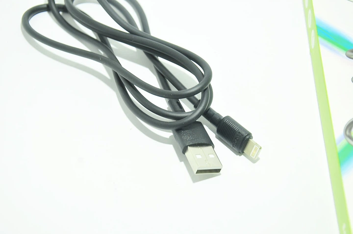Кабель HOCO X83 Lightning 2,4A Black - Фото 4 Кабель HOCO X83 Lightning 2,4A Black - изображение 4