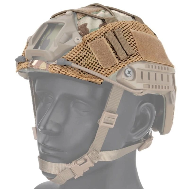 Кавер, чехол на каску (шлем) типа FAST WoSport Цвет мультикам (multicam) - изображение 2