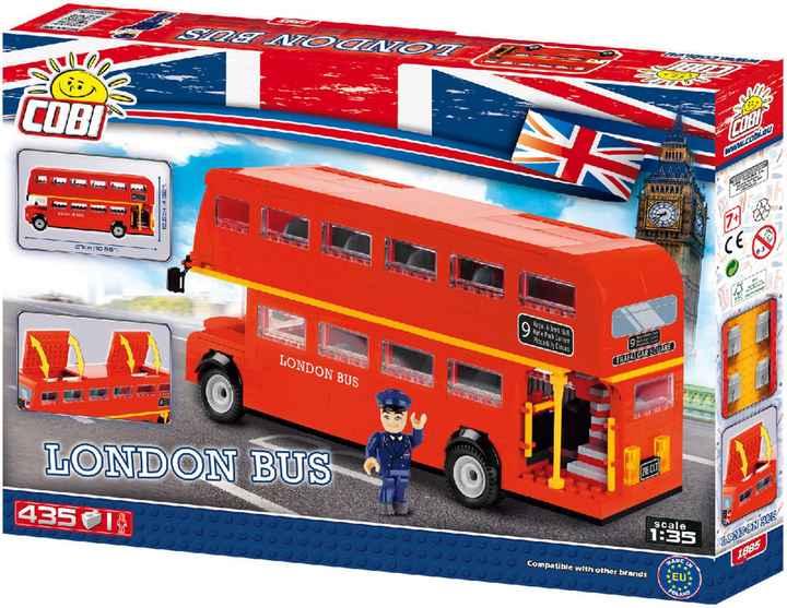 Klocki konstrukcyjne Cobi London bus 435 elementów 1:35 (COBI-1885) - obraz 1