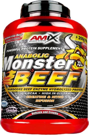 Amix Anabolic Monster Białko Wołowe 90% 1000g Owoce Leśne (8594159535084) - obraz 1
