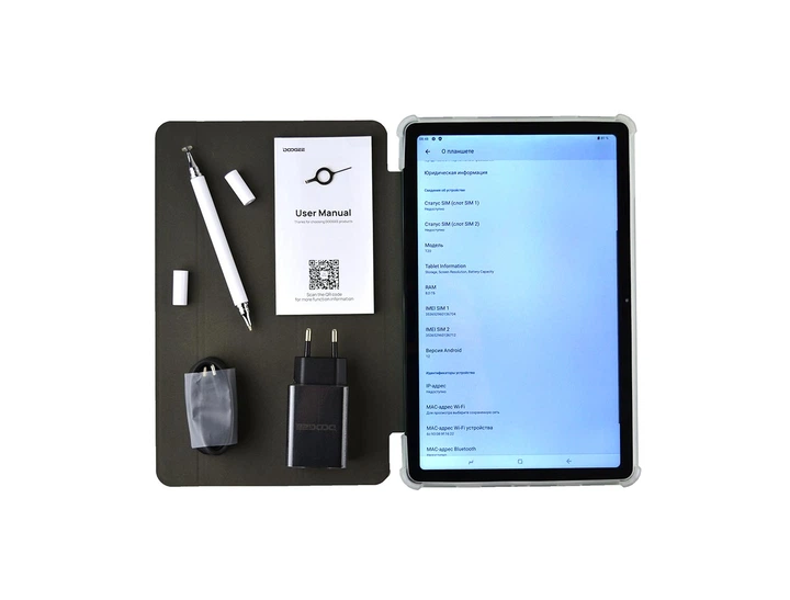 Планшет Doogee T20 (8+256Gb, АКБ 8300 мАч) Grey - изображение 3