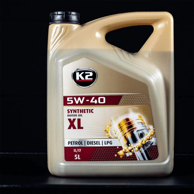 Моторна олива K2 SYNTHETIC 5W-40 XL 5L (5906534040152) - зображення 2