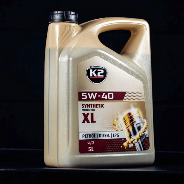 Моторна олива K2 SYNTHETIC 5W-40 XL 5L (5906534040152) - зображення 3