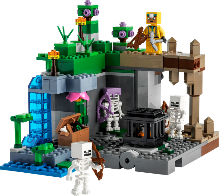 Zestaw klocków LEGO Minecraft Loch szkieletów 364 elementy (21189) - obraz 9