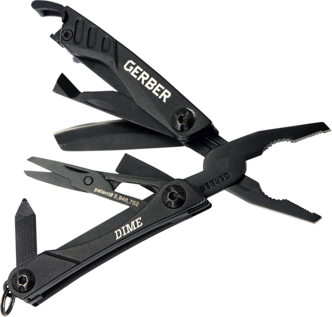 Мультитул Gerber Dime Multi-Tool Black 31-003610 (1027819) - зображення 1