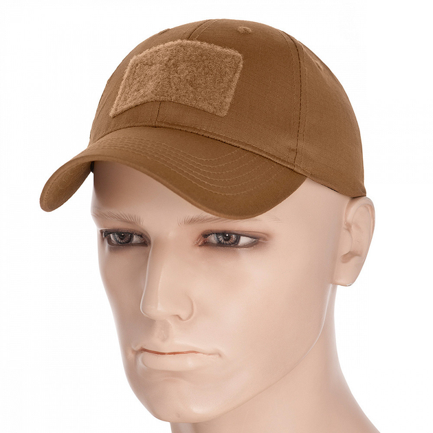 Бейсболка з липучкою Flex Rip-Stop Army Coyote Brown S/M - зображення 1