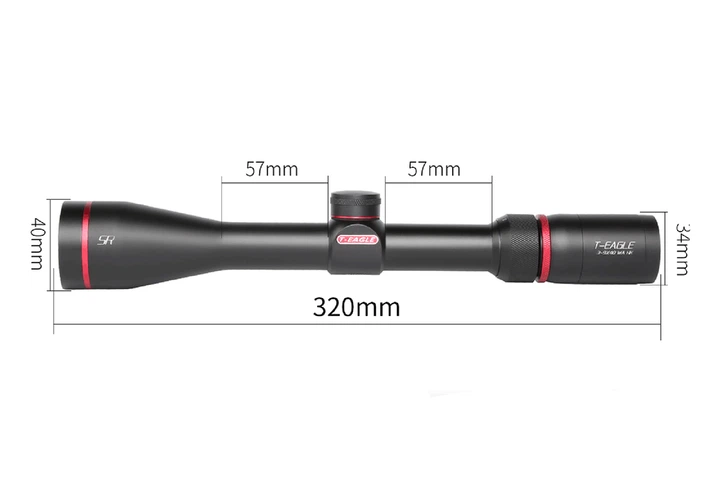 Прицел оптический T-Eagle SR 3-9X40 EG - изображение 4