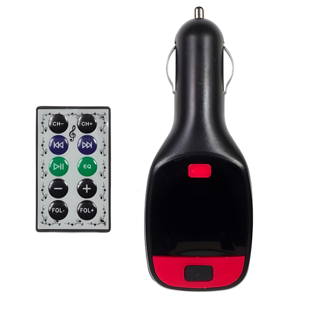 FM Модулятор Bluetooth KD-88 автомобильный трансмиттер с пультом дистанционного управления - изображение 2