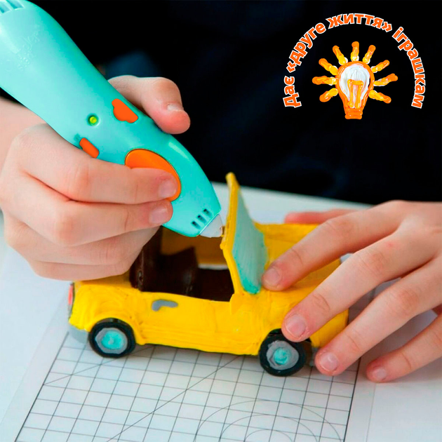 3D-ручка 3Doodler Start Plus для дитячої творчості базовий набір Креатив 72 стрижні (SPLUS) - зображення 7